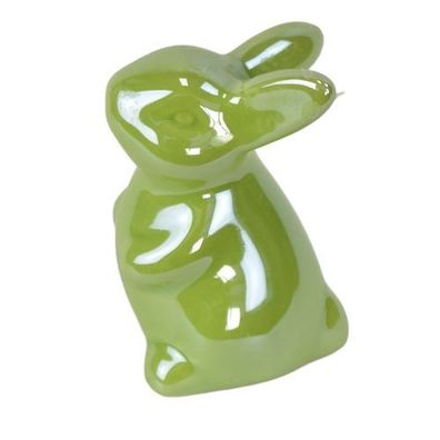 Grüner Keramikhase 9 cm