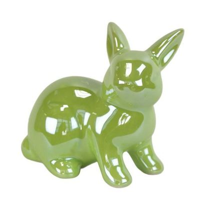 Keramikhase grün 7,4 cm