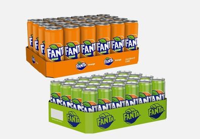 Fanta Exotic 1x 24x0,33 Fanta Orange 1x 24x0,33 inkl. Pfand