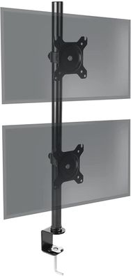 Duronic DM15V2 Monitorhalterung Dual Monitor Tischhalter 13-32 Zoll VESA 75/100