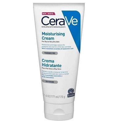 CeraVe Feuchtigkeitsspendende Lotion fuer trockene bis sehr trockene Haut, 177ml