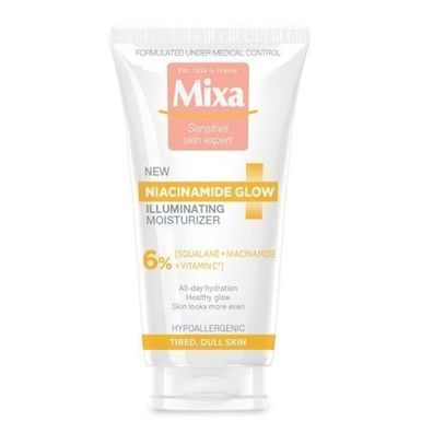Mixa Niacinamide Glow: Leuchtende Feuchtigkeitscreme mit Niacinamid & Vitamin C