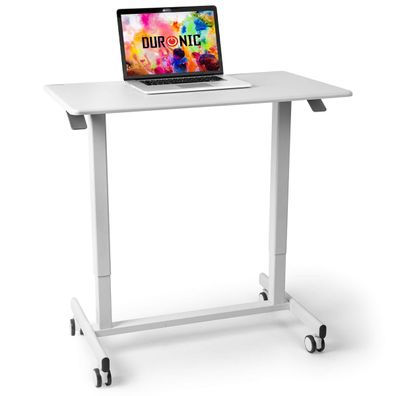 Duronic TM00 WE Tischgestell Manuell Höhenverstellbar bis 116 cm Home-Office