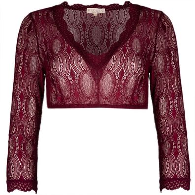 Krüger Dirndlbluse Hilke bordeaux
