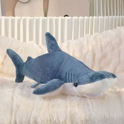 Hammerhai Kuscheltier - 50 cm Pléschtier Hai weiches Stofftier