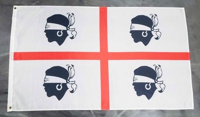 Fahne Flagge Sardinien - Vier Mohren - 90 x 150 cm