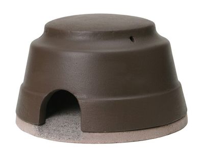 Naturschutzprodukt Igelkuppel mit Isolierboden H 30,5 cm aus Holzbeton