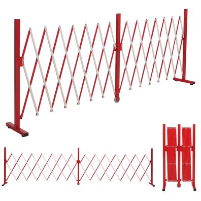 Alu Absperrgitter HWC-B34, Zaun Schutzgitter Trenngitter, ausziehbar 103x53-411cm