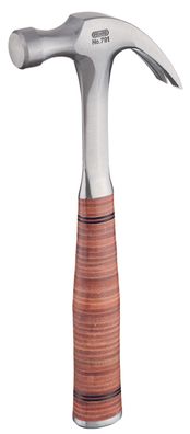 PICARD Ganzstahl Klauenhammer 20 mm mit Ledergriff Nr. 791