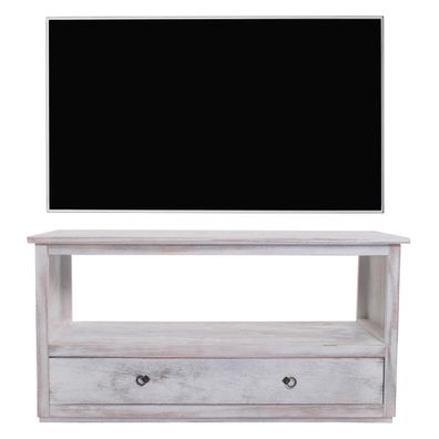 TV-Rack Fernsehtisch Lowboard TV-Regal, Shabby-Look, Vintage