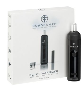 Norddampf Relict Vaporizer Verdampfer - Deep Black - Inhalator für Heilkräuter