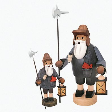 Räuchermann Nachtwächter mit Laterne groß BxTxH= 21x17x44cm NEU Rauchfigur