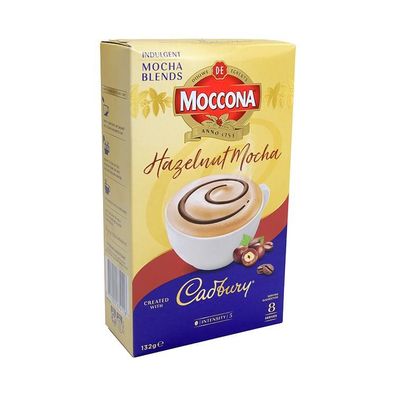 Moccona Cadbury Hazelnut Mocha Sachets 132 g