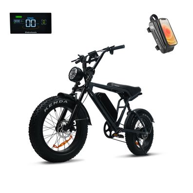 E-Mountainbike Straßenzugelassenes E-MTB 20 Zoll Breitreifen E-Bike mit 48V 15Ah Akku