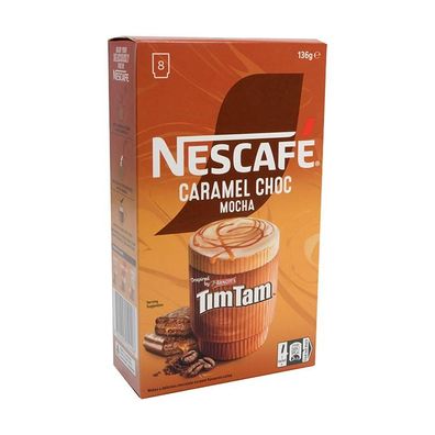 Nescafe Caramel Choc Mocha Tim Tam Coffee Sachets 136 g