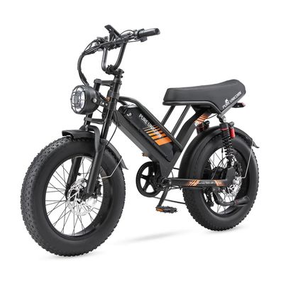 Moped-Style E-Bike Fully E-Mountainbike mit 20 Zoll breiter Reifen 48V 19.2 Ah Akku