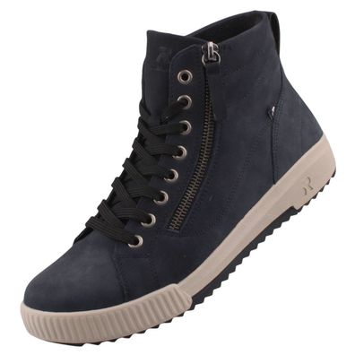 Rieker Damen High Top Sneaker Blau W0164-14