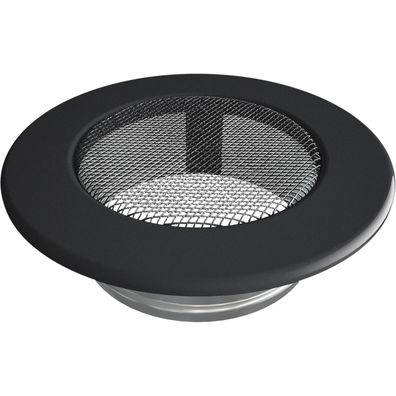Lüftungsgitter rund Ø 100 Graphite