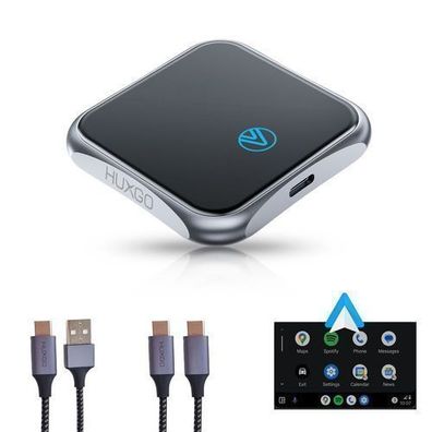 Wireless Android Auto Adapter, kompatibel mit Android Smartphones HUXGO® BY963A/A
