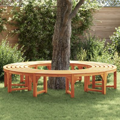 vidaXL Baumbank 200 cm Massivholz Eukalyptus