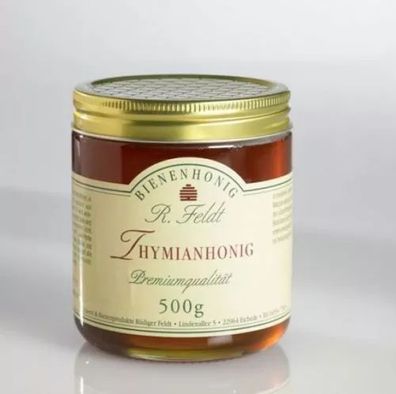Thymian Honig 100% reiner Imker Bienenhonig 500g Brotaufstrich kräftiges Aroma !