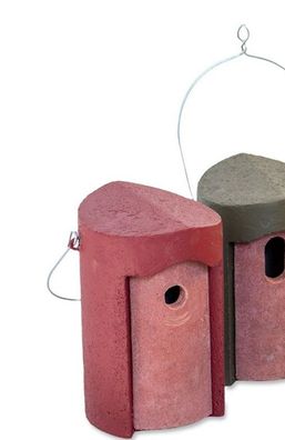 Naturschutzprodukt Nisthöhle Typ 1B Flugloch 32 mm in rot