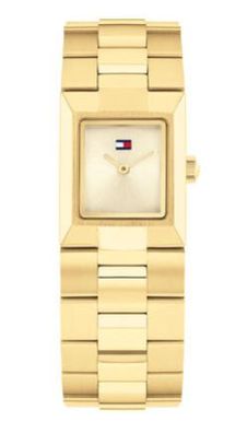 Tommy Hilfiger Damenuhr 1782787 Edelstahl, gold plattiert