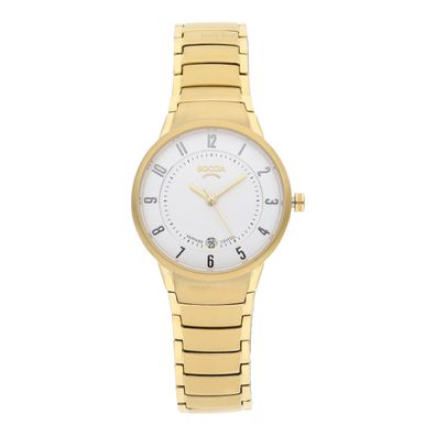Boccia Uhr für Damen 3158-05 Titan, Gold plattiert, Quarz, Analog