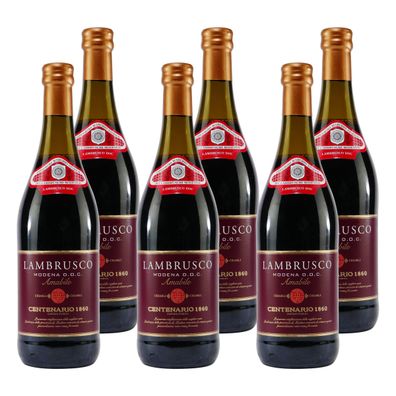 Chiarli Lambrusco Modena DOC -lieblich- (6 x 0,75L)