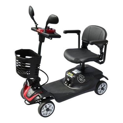 Elektroroller E-Vierradwagen Seniorenmobil mit Gemüsekorb Rollstuhl-Ersatz
