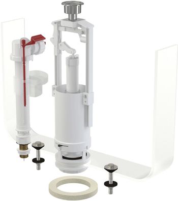 Alcadrain Spülgarnitur mit STOP-Taste SA2000SK 1/2" CHROM