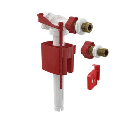 Alcadrain Füllventil A160UNI Zulauf seitlich, Metallgewinde, universal 1/2" und 3/8"