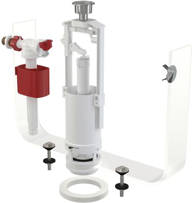 Alcadrain Spülgarnitur mit STOP-Taste SA2000K 1/2" CHROM