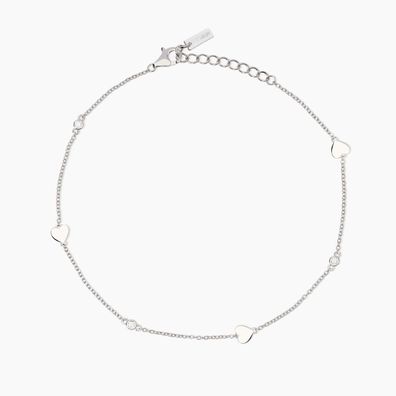 Mabina Damen Fußkette 925 Silber 534065 Zirkonia
