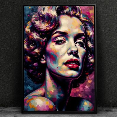 Kunst Marilyn Monroe Frau, Popsängerin, Wandbild Leinwand, Acrylglas, Poster Nr5