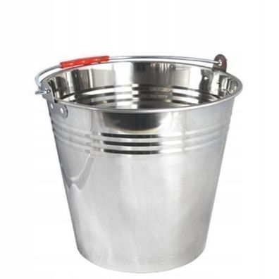 KADAX Wassereimer aus Edelstahl, 10L