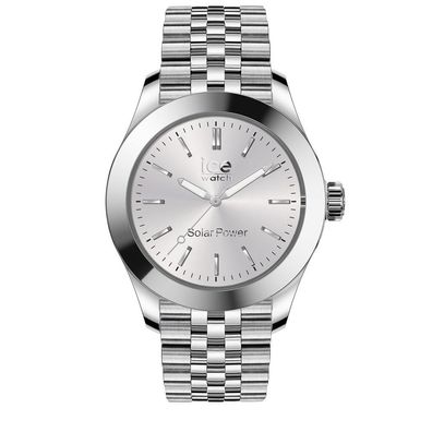 ICE Watch Steel Armbanduhr 023797 Solar, Milanaise, silberfarben