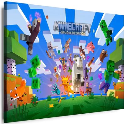 Bilder Minecraft Game Spiele für Kinder Premium Kunstdruck Wandbilder