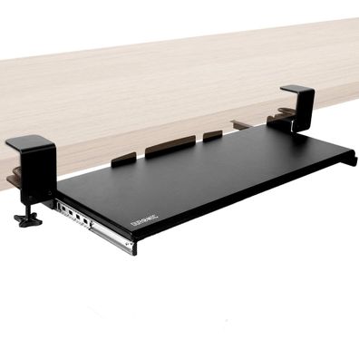 Duronic DKTPX1 Tastaturauszug Tastaturschublade 68cm Schreibtischerweiterung