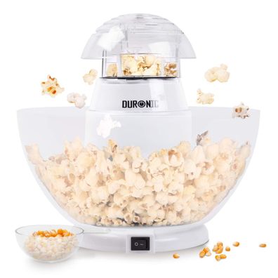 Duronic POP50 WE Popcornmaschine Heißluft fettfrei 1200W Ölfreies