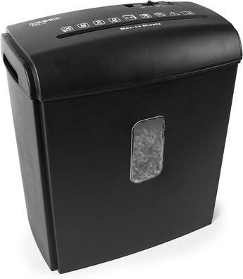 Duronic PS815 Aktenvernichter P4 Schredder Home Office Papierzerkleinerer 15L