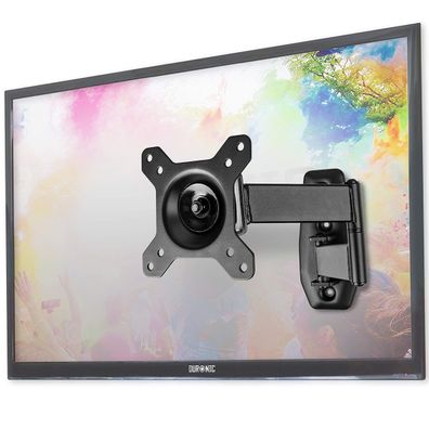 Duronic TVB1120 Wandhalterung TV 32" Zoll 18kg VESA 100x100 neigbar schwenkbar