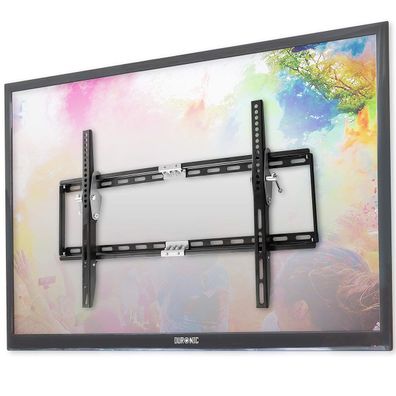 Duronic TVB777 Wandhalterung TV 60" Zoll 40kg VESA 600x400 neigbar LED OLED
