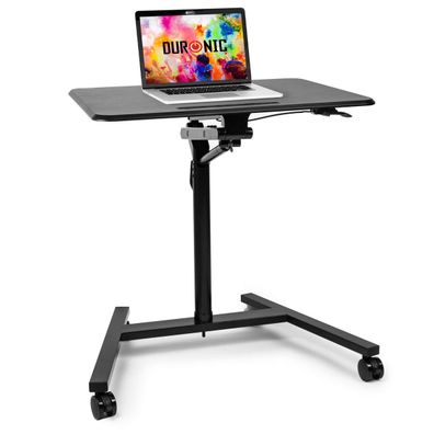 Duronic WPS37 Laptoptisch höhenverstellbar mit Rollen 70x54cm Computertisch