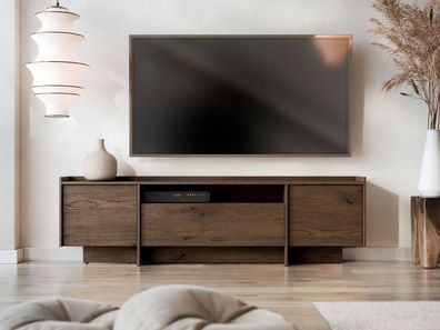 TV-Lowboard Japandi Schrank Modern Kollektion Wohnzimme