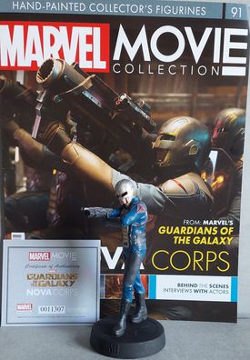 MARVEL MOVIE Collection #91 Nova Corps Figurine (Guardians of the Galaxy) Figurine EA