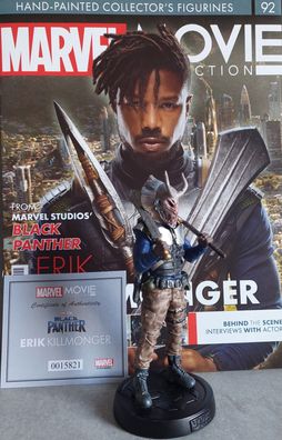 MARVEL MOVIE Collection #92 Erik Killmonger (Black Panther) Eaglemoss englisches Maga