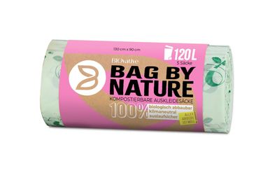 120L Biomüllsäcke für Biotonne: 15 Müllsäcke, Made in Germany, 100% kompostierbar