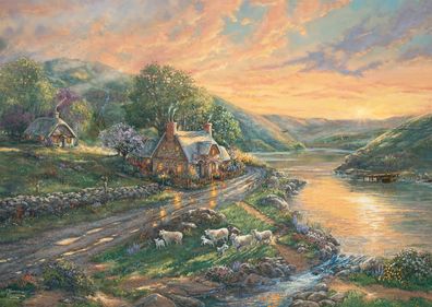 Tagesanbruch im Emerald Valley, Kinkade
