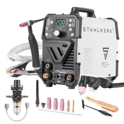 Stahlwerk Kombi-Schweißgerät DC WIG 200 Puls Pro CUT 4-in-1